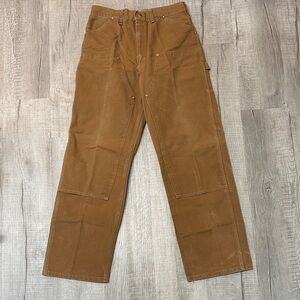 Vintage 1989 Carhartt Double Front Duck Pants - 32 x 32 - 100 Year Anniversary